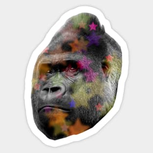 Gorilla Disco Sticker